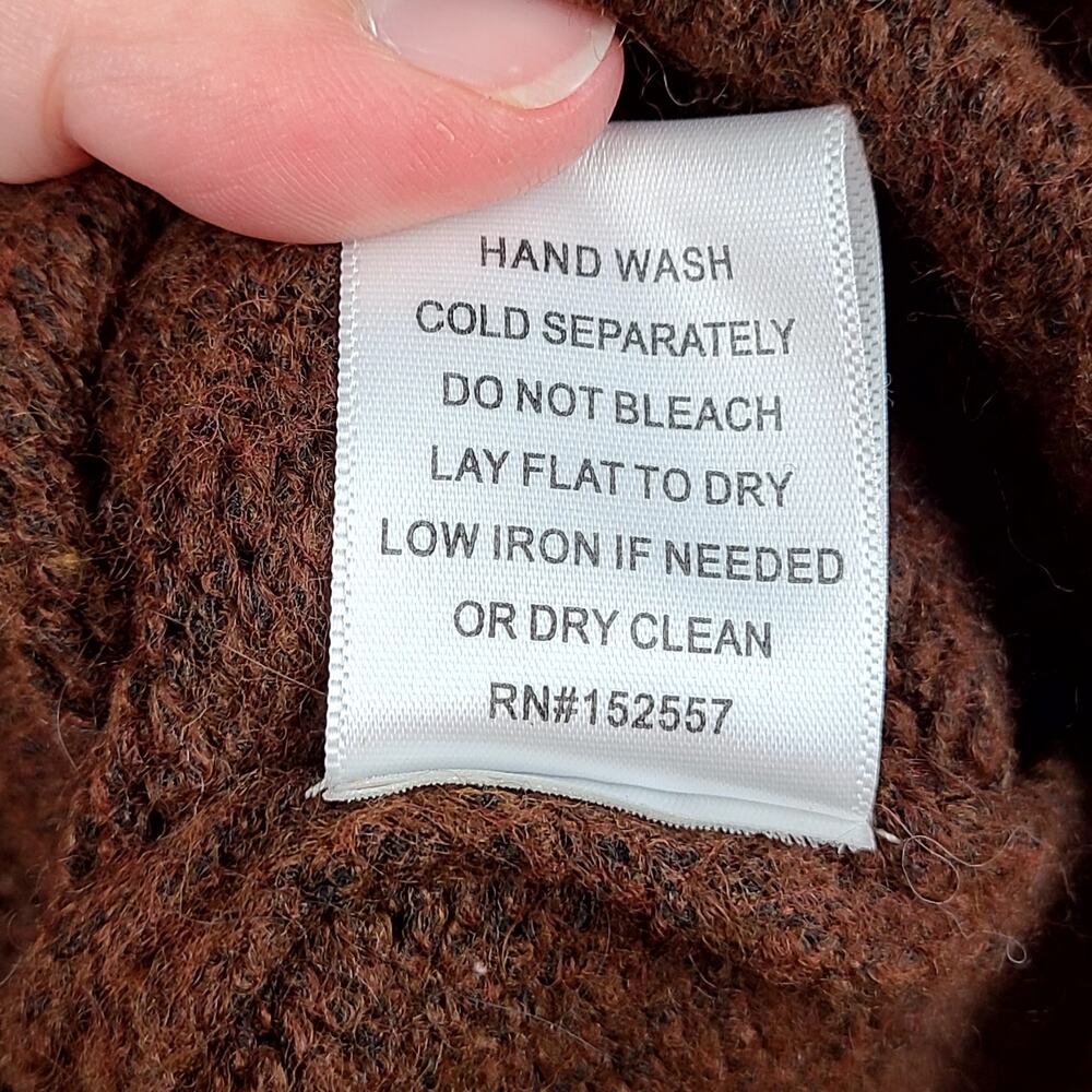 Bailey Rose See You Cowboy sweater in Brown, Small, oversized - Picture 5 of 6